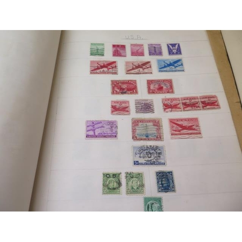 985 - A collection of World stamps in five albums and loose in envelopes