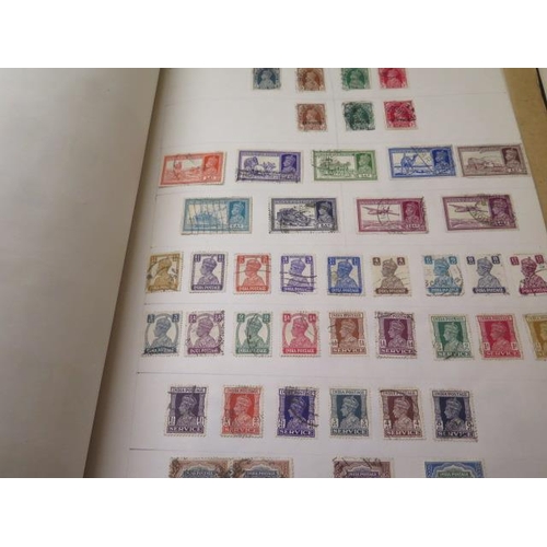 985 - A collection of World stamps in five albums and loose in envelopes