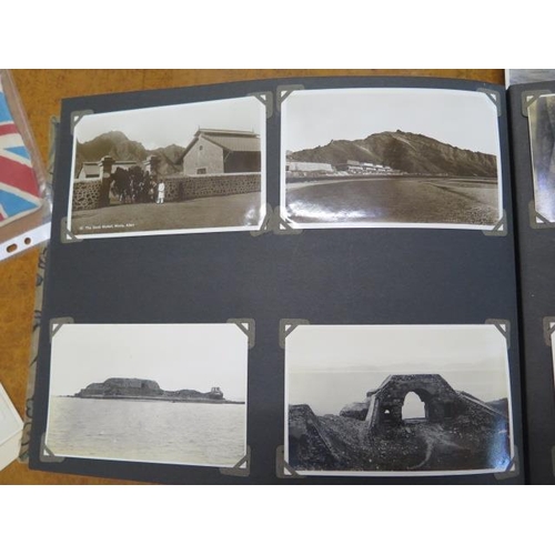 941 - An interesting diary and photograph and postcard album for Wyndham Arthur Rolfe Royal Marines CH2209... 