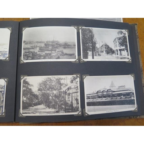 941 - An interesting diary and photograph and postcard album for Wyndham Arthur Rolfe Royal Marines CH2209... 