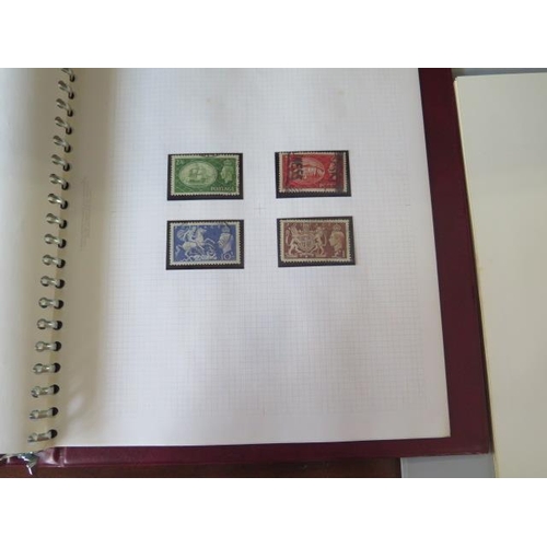 982 - Two albums of British stamps, including penny reds and Festival of Britain