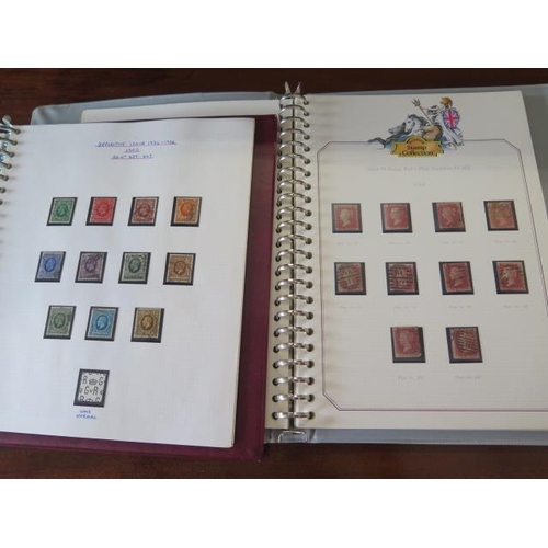 982 - Two albums of British stamps, including penny reds and Festival of Britain