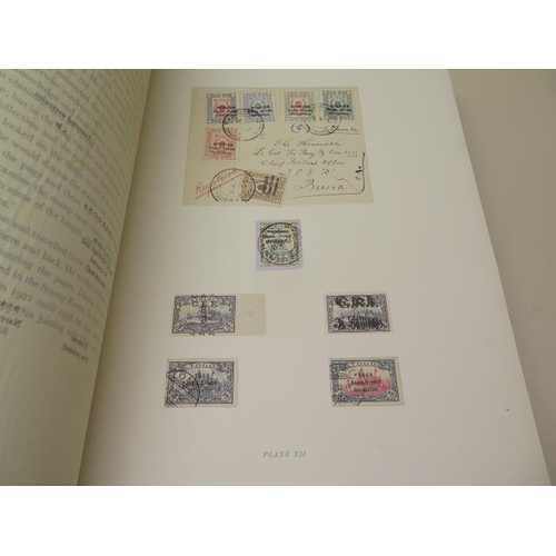 983 - A large leather bound volume The Royal Philatelic Collection Sir John Wilson Bart published by Visco... 