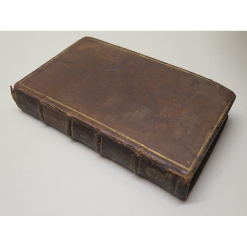 984 - A 1713 leather bound edition Heraclitus Ridens or a discourse between Jest and Earnest Vol 1 by Benj... 