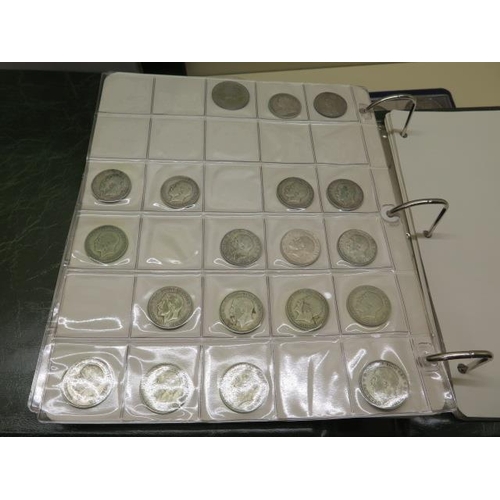 874 - Three albums of mainly British coins from 1790 onwards including two 1 oz Brittanias and 7 Victorian... 