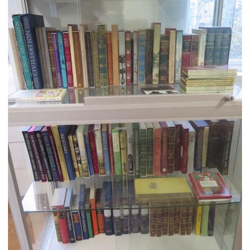 953 - A good selection of Folio Society books, approx 90, and some miniature books