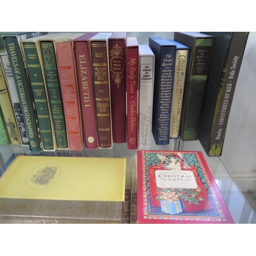 953 - A good selection of Folio Society books, approx 90, and some miniature books