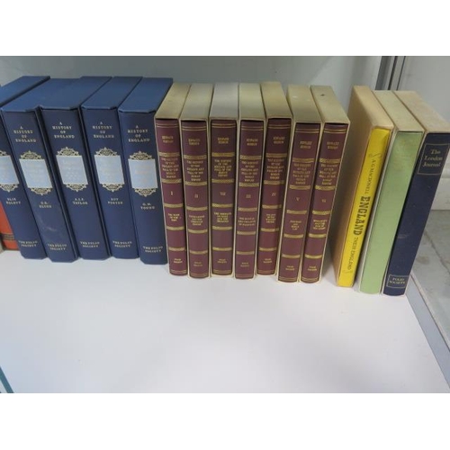 953 - A good selection of Folio Society books, approx 90, and some miniature books