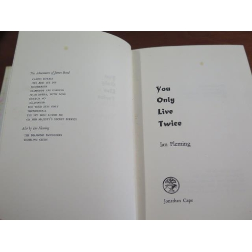 958 - Ian Fleming 'You Only Live Twice' hardback 1st edition published 1964 Jonathan Cape Ltd, with dust j... 