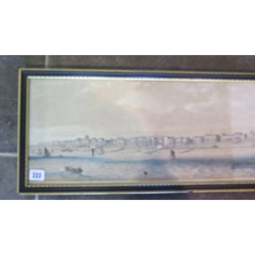 222 - A panoramic view of Brighton 1839 published for the benefit of the Sussex County Hospital in a prese... 