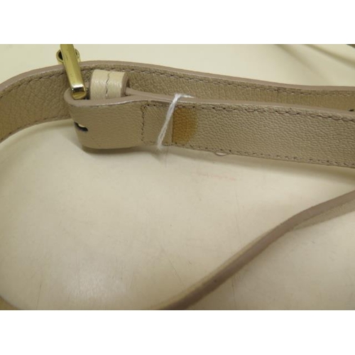 293 - A Mulberry soft goat fawn puppy satchel, 36cm wide, some usage but reasonably good