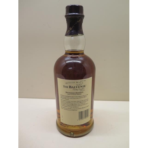 400 - A 70cl 40% vol bottle of Balvenie Founders Reserve Malt Scotch whisky, aged 10 years, seal and level... 