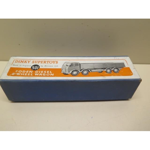 861 - 3 boxed Dinky Supertoys Foden lorries 501, 903 and 942 tanker, all have some small paint chips but g... 