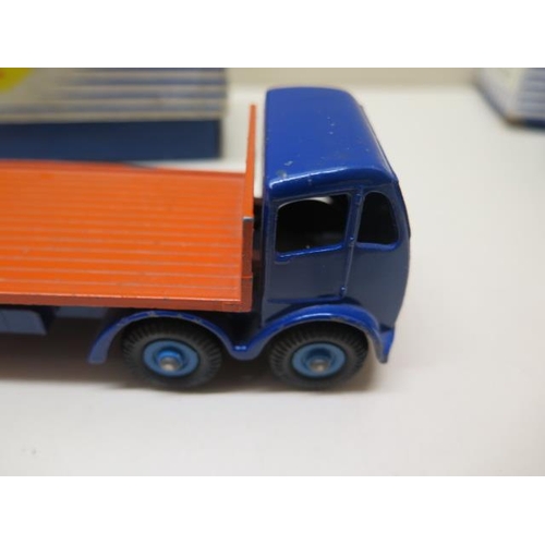 861 - 3 boxed Dinky Supertoys Foden lorries 501, 903 and 942 tanker, all have some small paint chips but g... 