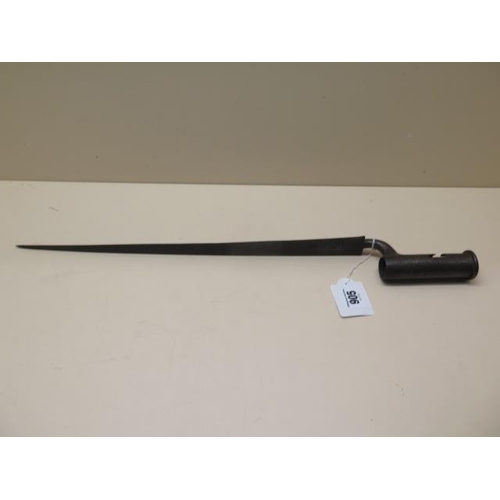 905 - A spike bayonet, 54cm long