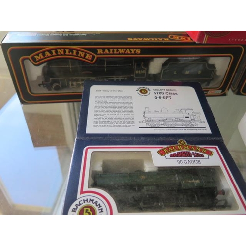 754 - Seven 00 gauge locos to include Mainline, Bachmann and Hornby, please see images for Vendor's listin... 