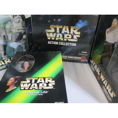 769 - A good collection of Hasbro / Kenner Star Wars Action collection, 12