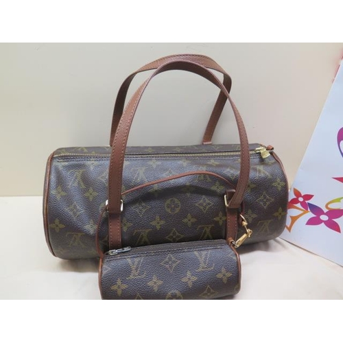 334 - A Louis Vuitton Papillon 30 monogrammed bag with baby bag both with Louis Vuitton replaced handles, ... 