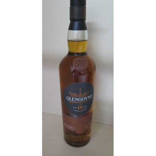 400 - A 70cl bottle of Glengoyne Highland single malt Scotch Whisky, aged 18 years, 43% vol, level and sea... 