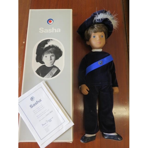 745 - A Sasha Prince Gregor limited edition series doll 1985/69, 44cm tall, boxed with COA, in good condit... 