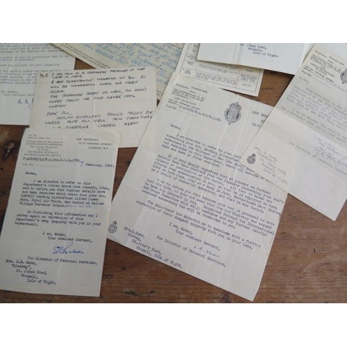 750 - WWII R.A.F group of 4 dress medals and accompanying copies of paperwork to Sqn ldr Albert Cyril Monk... 