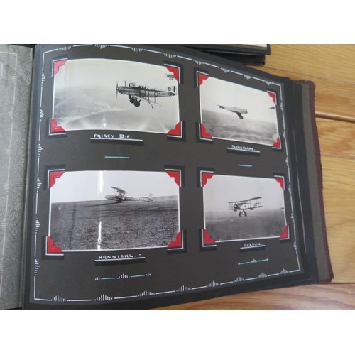 756 - Two R.A.F photo albums with travels throughout Egypt Amman and Petra with photographs of RAF planes ... 