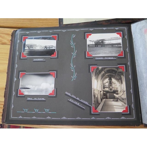 756 - Two R.A.F photo albums with travels throughout Egypt Amman and Petra with photographs of RAF planes ... 