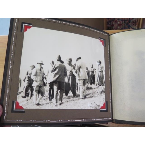 756 - Two R.A.F photo albums with travels throughout Egypt Amman and Petra with photographs of RAF planes ... 