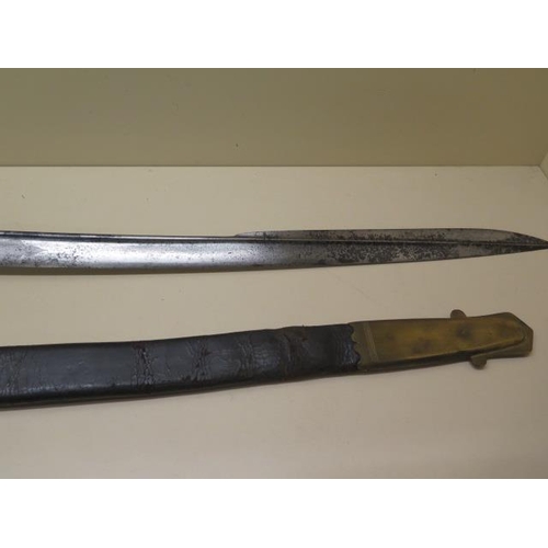 761 - A 1827 Pattern Pipeback Naval Officer's Sword..................A British George IV/William IV-Period... 