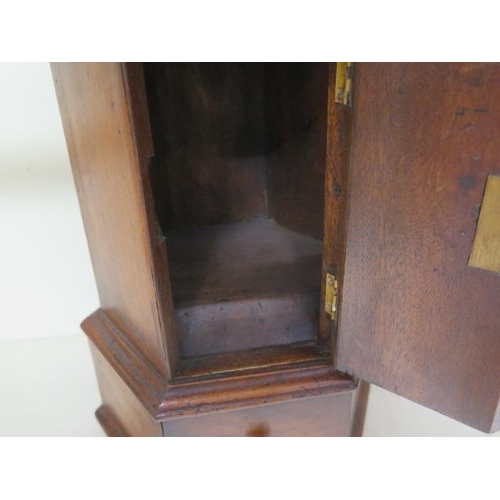 99 - A mahogany Victorian style country house desk letter / visiting card box, 55cm tall, made by a local... 