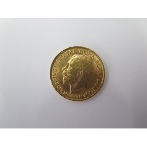 684 - A George V gold full sovereign dated 1912