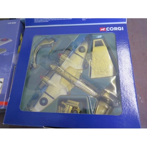 775 - 11 diecast Corgi 1:72 scale Aviation Archive aircraft, all boxed, please see images for listing