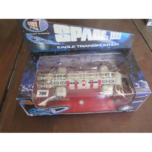 780 - A Gerry Anderson Space 1999 diecast Carlton Product Enterprise Ltd Eagle Transporter, boxed, appears... 