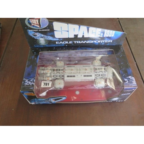 781 - A Gerry Anderson Space 1999 diecast Carlton Product Enterprise Ltd Eagle Transporter, boxed, appears... 