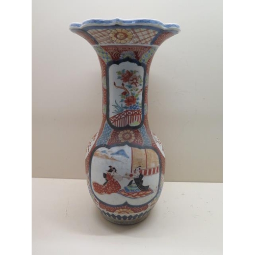 254 - A Japanese vase with 6 character mark, 39cm tall, no obvious damage or repair