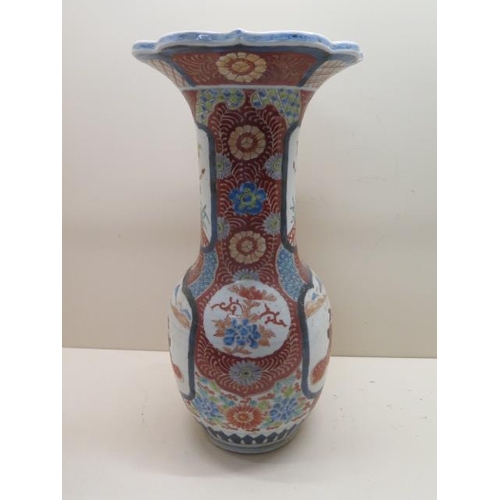 254 - A Japanese vase with 6 character mark, 39cm tall, no obvious damage or repair