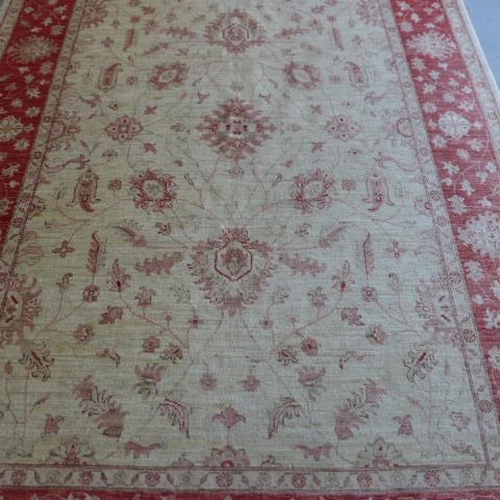 201 - A Ziegler hand knotted woollen rug 8'10