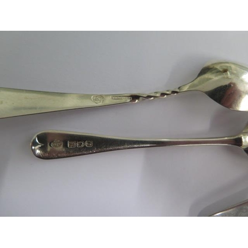 518 - Twelve Carmona silver teaspoons and five English silver spoons - total weight approx 6.5 troy oz