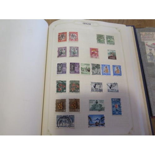 902 - A collection of stamps in 10 albums and some loose