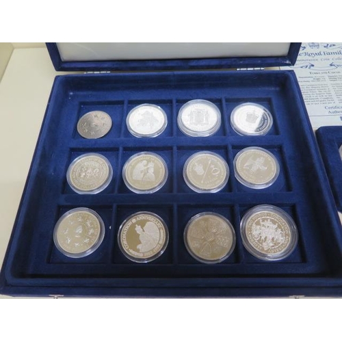 608 - 14 silver proof coins with certificates, assorted other coinage, bank notes and a presentation set