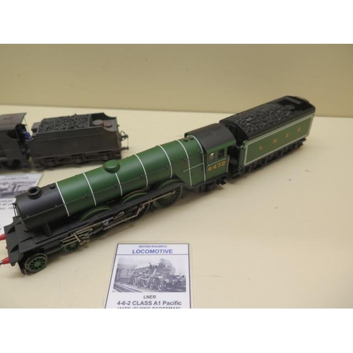 662 - Three working Hornby tender locomotives - all are DCC fitted - 2 have TTS sound decoders
Class A1 Pa... 