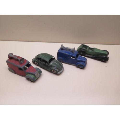 663 - A collection of eleven Diecast Dinky vehicles including three Foden lorries, a Spot On car and a Tri... 