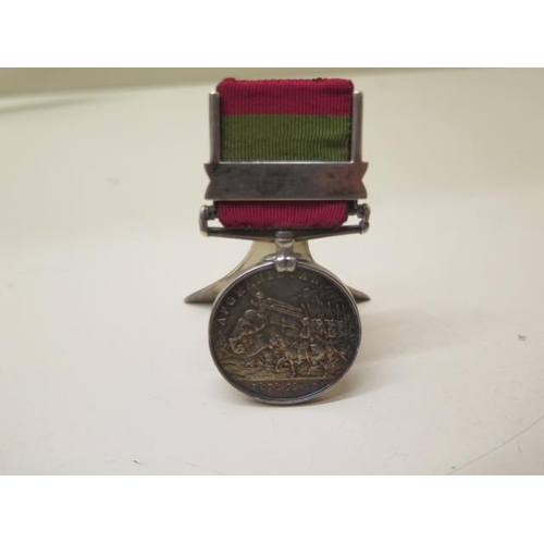 703 - A 19th century Victorian Afghan 1878-79-80 medal awarded to 1625 Thomas Buckett 63rd regiment with a... 