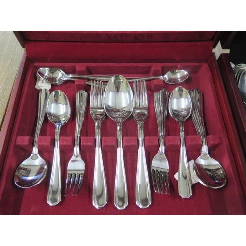 463 - A Viners 6 setting Westbury canteen of cutlery and assorted Ashberry Grasmere cutlery