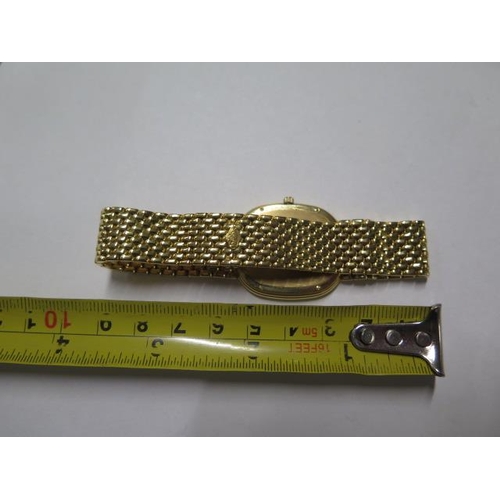 197 - A Jaguar 18ct yellow gold Quartz bracelet wristwatch J581-A34A - 28mm case - approx total weight wit... 