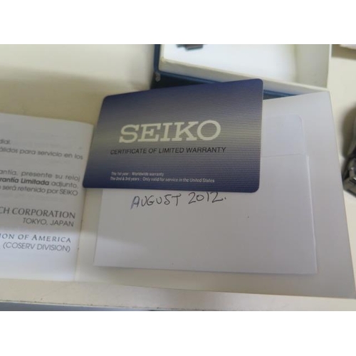 228 - A Seiko Sports Automatic special edition bracelet wristwatch - 4cm case - with box, booklet, two spa... 