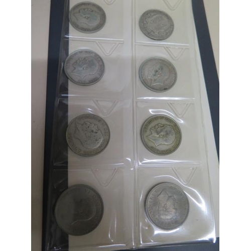 233 - A good collection of English silver and half silver coins to include 20 pre 1920 half crowns, 4 pre ... 