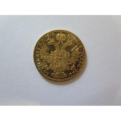 235 - A 1915 gold Ducat - approx weight 3.5 grams