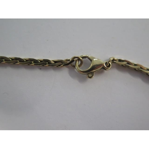 24 - A 9ct yellow gold chain - Length 38cm - approx weight 11.2 grams - good condition