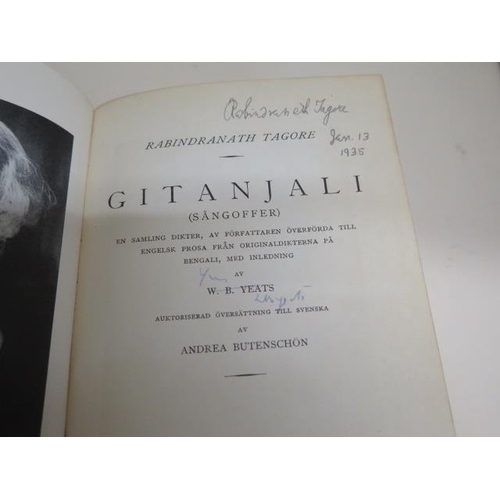 268 - Gitanjali  - Al collection of poems by Rabindranath Tagore (Poet) Gitanjali (Sangoffer) - Dutch Stoc... 